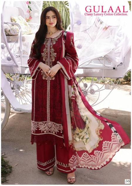 Gulaal Classy Luxury Cotton Collection Vol 6 Karachi Cotton Dress Material
